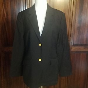 EUC 346 Brooks Brothers Italian Wool Navy Blazer